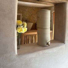Load image into Gallery viewer, TWO GALLON - Hand Thrown Colour Glazed Ceramic Gravity Fed Water Filter