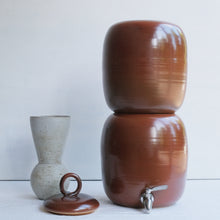 Load image into Gallery viewer, Hand Thrown Colour Glazed Ceramic Gravity Fed Water Filter
