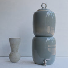 Load image into Gallery viewer, Hand Thrown Colour Glazed Ceramic Gravity Fed Water Filter

