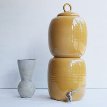Load image into Gallery viewer, Hand Thrown Colour Glazed Ceramic Gravity Fed Water Filter
