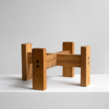 Load image into Gallery viewer, Hand Made Wooden Stand for Slip Cast Vessel

