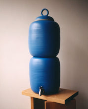 Load image into Gallery viewer, Hand Thrown Colour Glazed Ceramic Gravity Fed Water Filter
