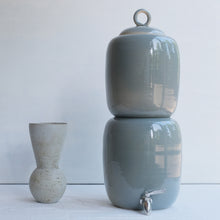 Load image into Gallery viewer, Hand Thrown Colour Glazed Ceramic Gravity Fed Water Filter
